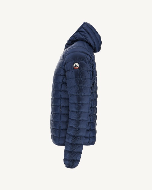 מעיל פוך עם קפוצ'ון קל משקל Jott Blue Abysse Nico