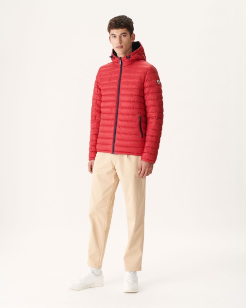 Jott Marine/rouge מעיל פופר הפיך ברגן