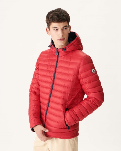 Jott Marine/rouge מעיל פופר הפיך ברגן