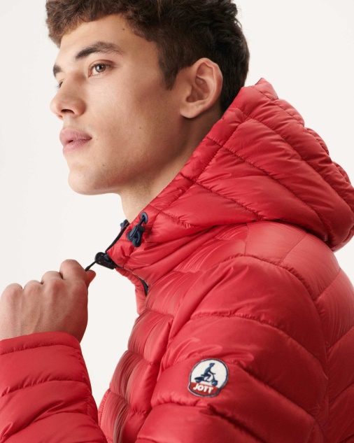 Jott Marine/rouge מעיל פופר הפיך ברגן