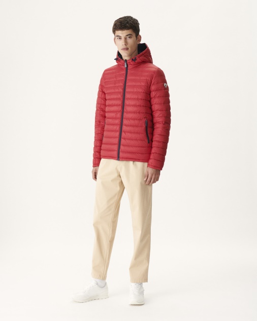 Jott Marine/rouge מעיל פופר הפיך ברגן