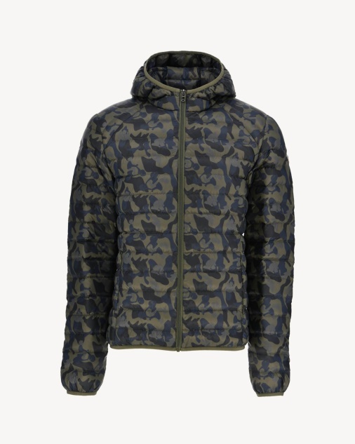 מעיל פוך קל Militaire Jott Print Nico