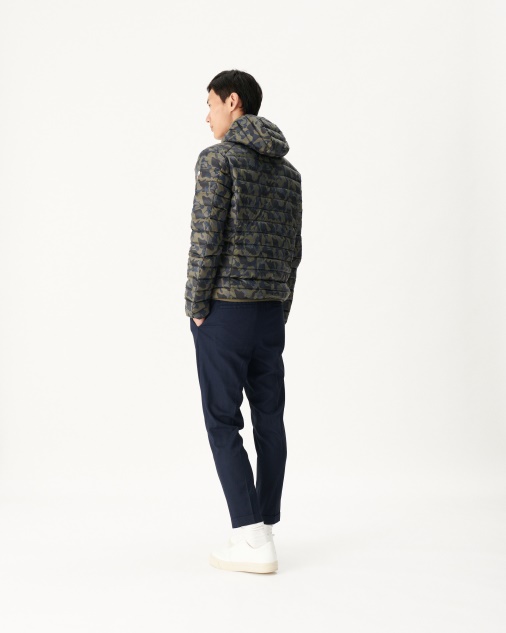 מעיל פוך קל Militaire Jott Print Nico