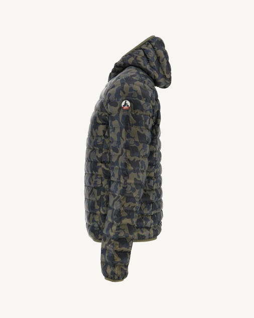 מעיל פוך קל Militaire Jott Print Nico