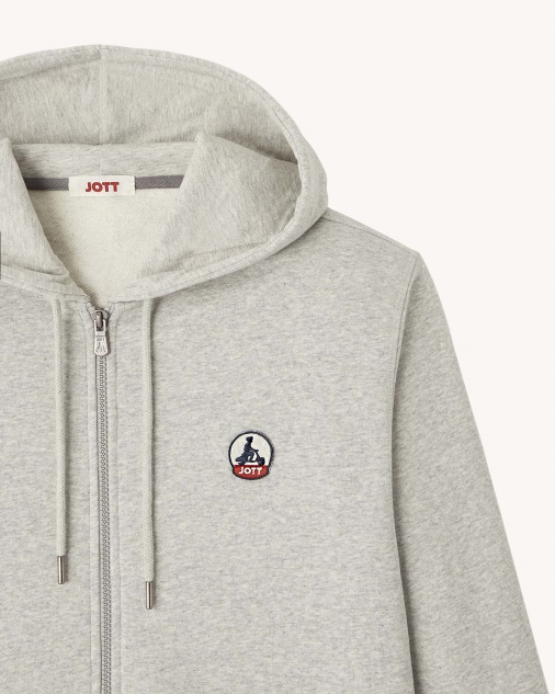 Hoodie Gris Chine Mexico Jott
