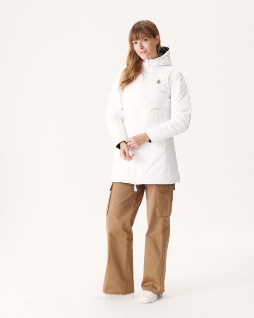 מעיל פוך קל הפיך Blanc/marine Moscou