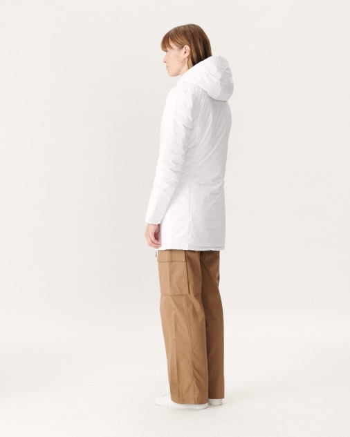 מעיל פוך קל הפיך Blanc/marine Moscou