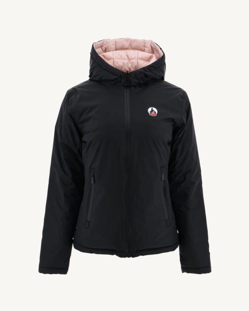Jott מעיל פוך הפיך Noir/rose Pale Vienna