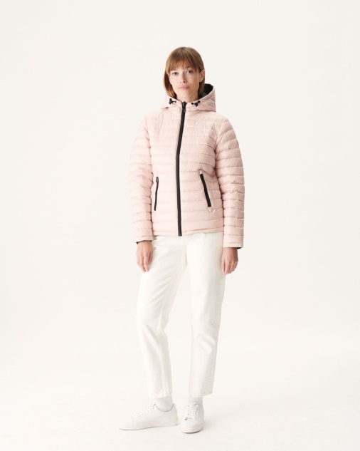 Jott מעיל פוך הפיך Noir/rose Pale Vienna