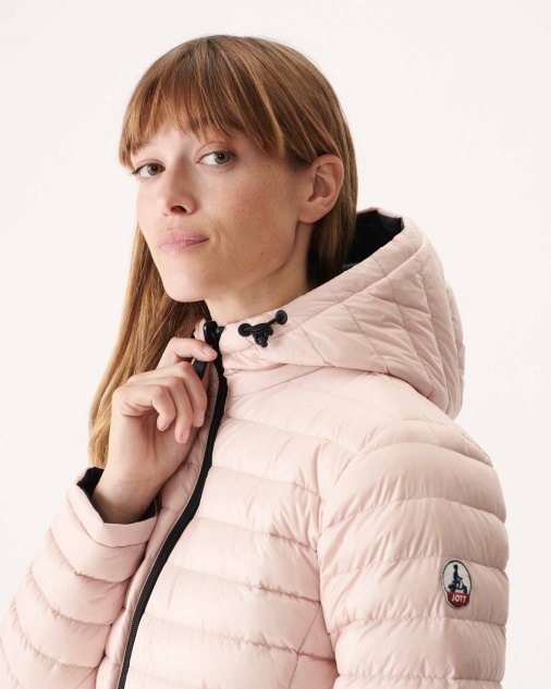 Jott מעיל פוך הפיך Noir/rose Pale Vienna