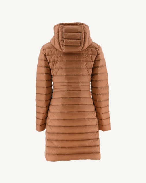 מעיל פוך ארוך עם קפוצ'ון Camel Vero Jott