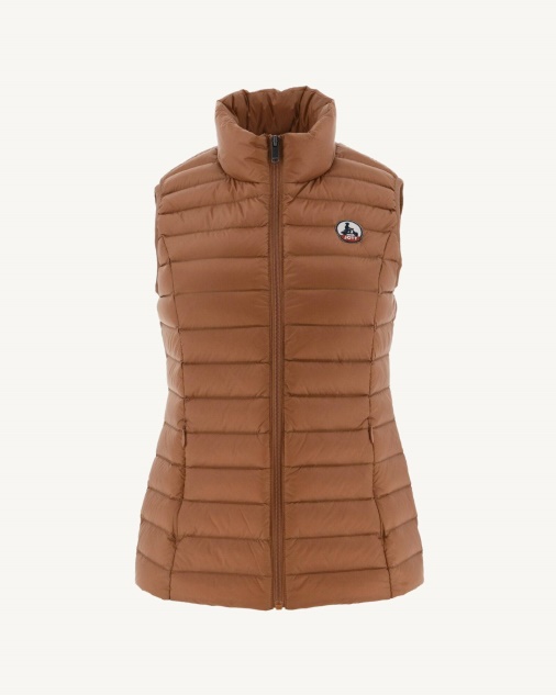 Jott מעיל פוך קל ללא שרוולים Camel Seda