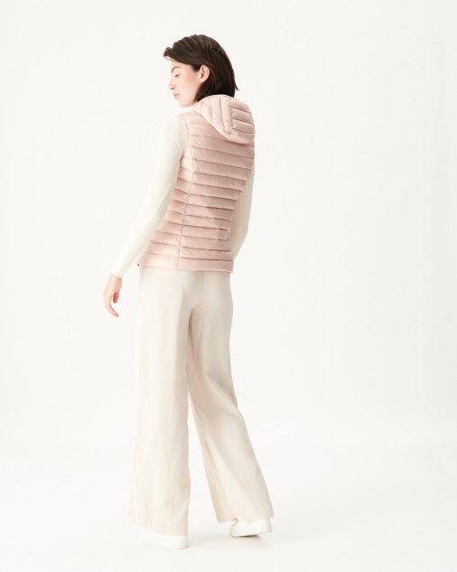 Jott מעיל פוך בהיר ללא שרוולים Rose Pale Mali