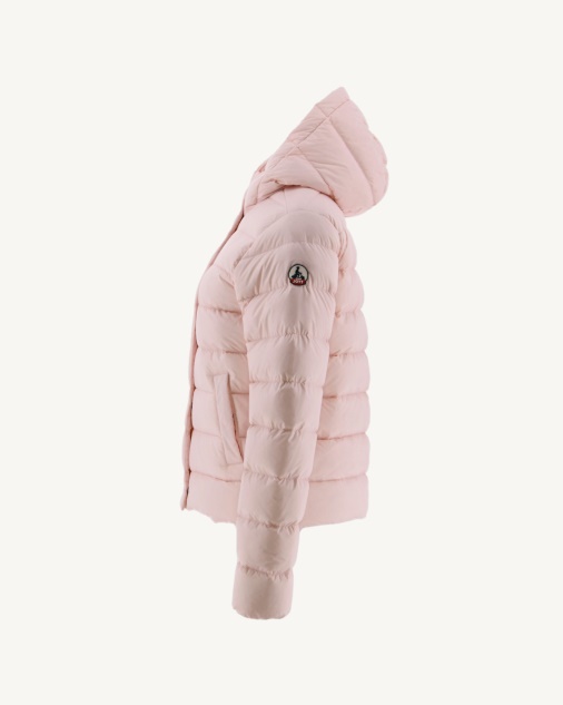 Jott Soft Pink Jane ז'קט ישר עם ברדס